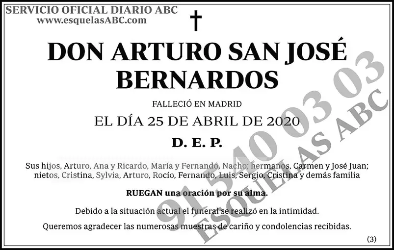 Arturo San José Bernardos