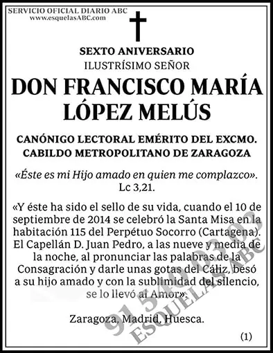 Francisco María López Melús