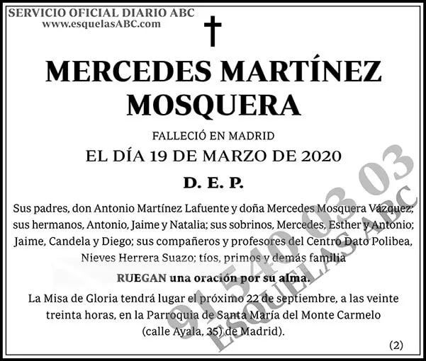 Mercedes Martínez Mosquera