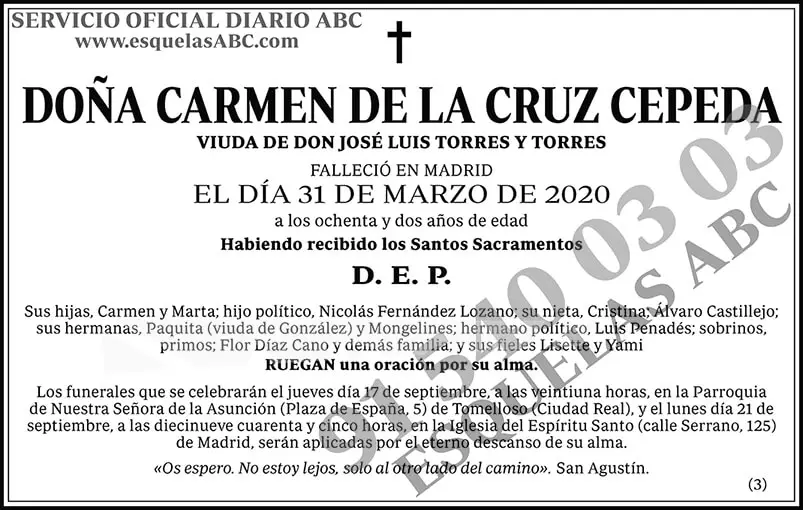 Carmen de la Cruz Cepeda
