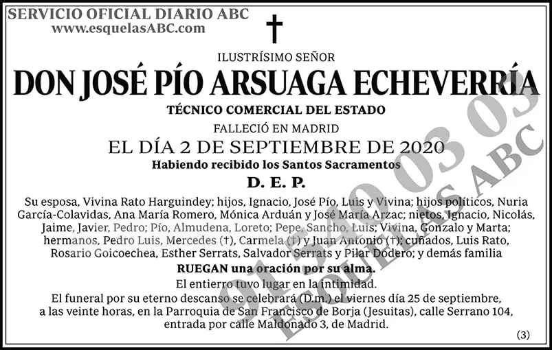 José Pío Arsuaga Echeverría