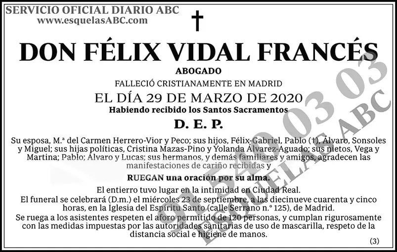 Félix Vidal Francés