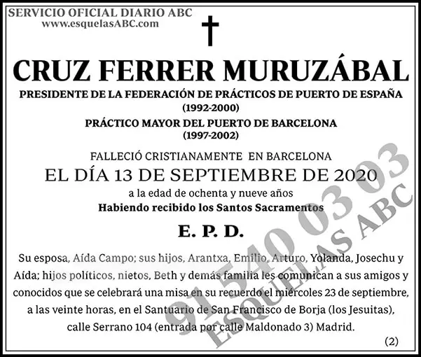 Cruz Ferrer Muruzábal