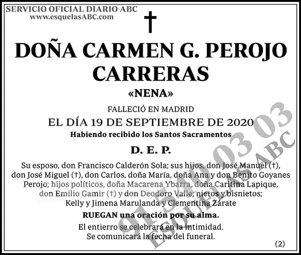 Carmen G. Perojo Carreras
