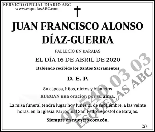 Juan Francisco Alonso Díaz-Guerra