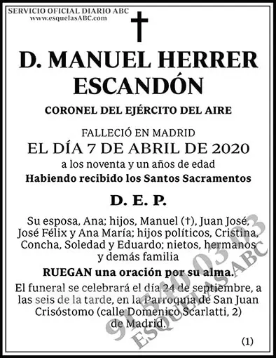 Manuel Herrer Escandón
