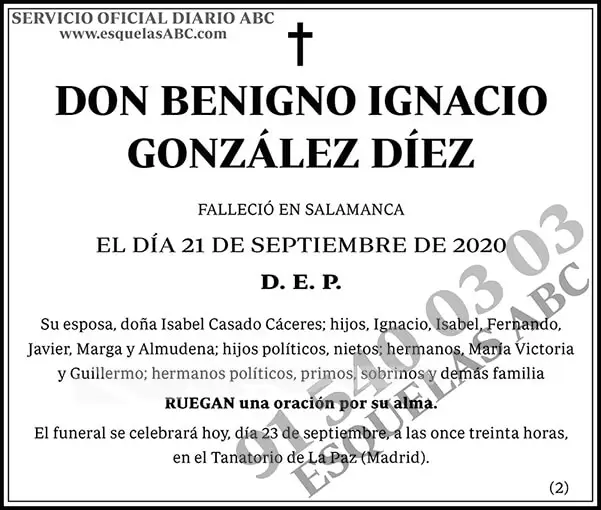 Benigno Ignacio González Díez
