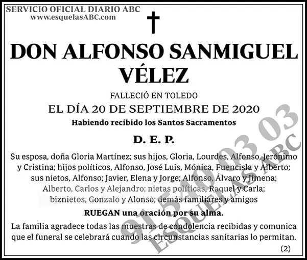 Alfonso Sanmiguel Vélez