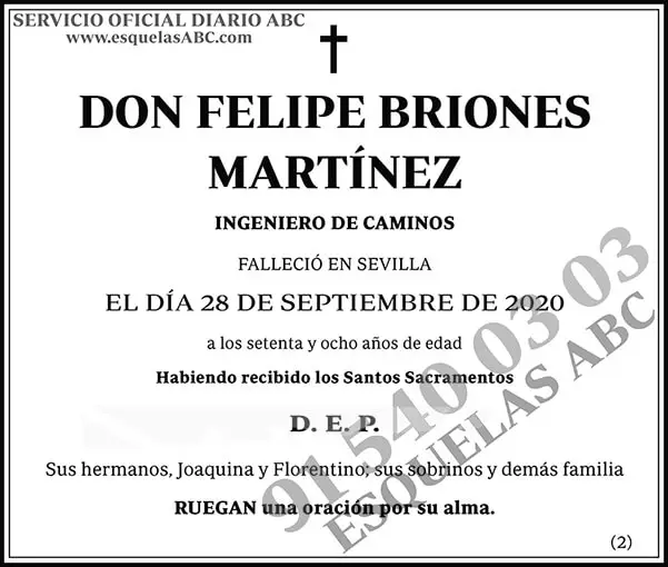 Felipe Briones Martínez