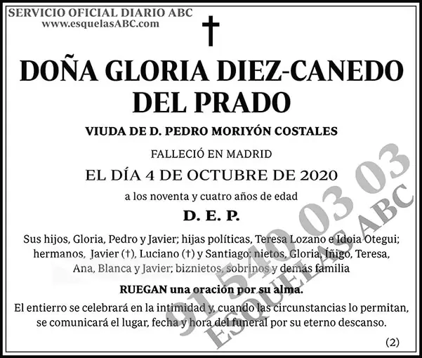 Gloria Diez-Canedo del Prado