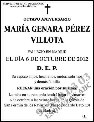 María Genara Pérez Villota