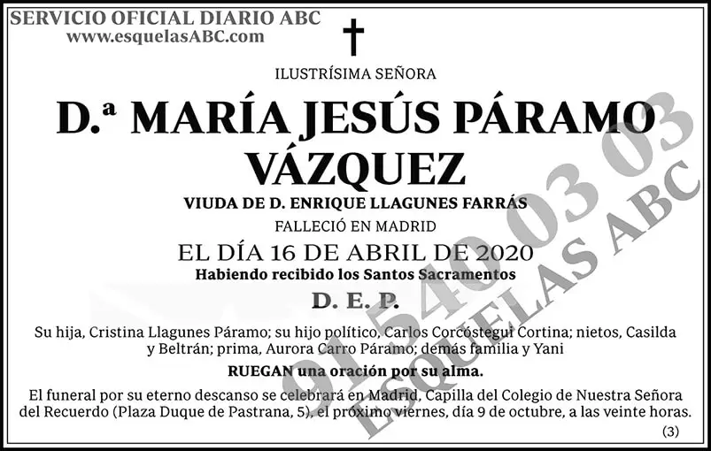 María Jesús Páramo Vázquez