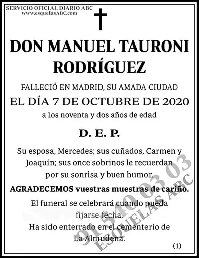Manuel Tauroni Rodríguez