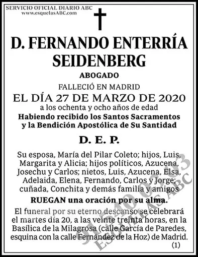 Fernando Enterría Seidenberg