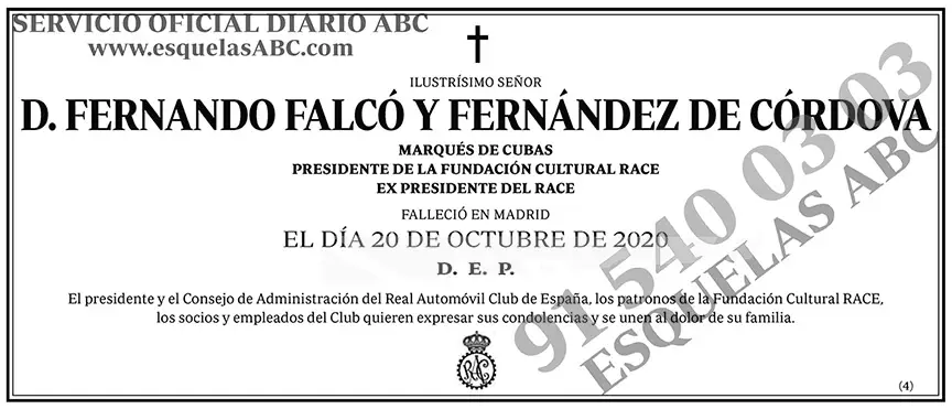 Fernando Falcó y Fernández de Córdova