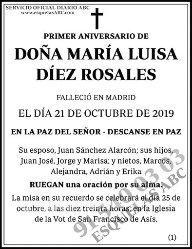 María Luisa Díez Rosales