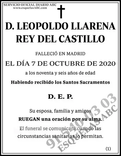 Leopoldo Llarena Rey del Castillo