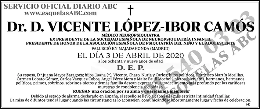 Vicente López-Ibor Camós