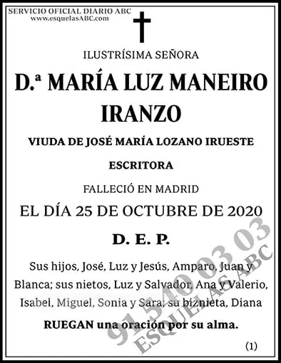 María Luz Maneiro Iranzo