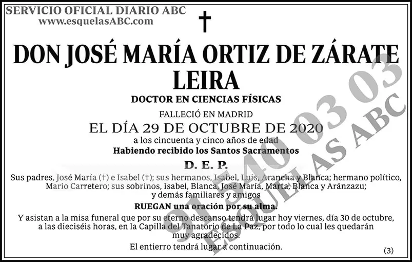 José María Ortiz de Zárate Leira