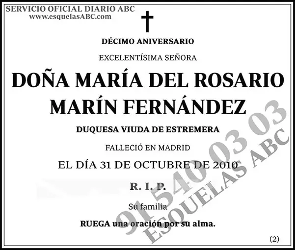María del Rosario Marín Fernández