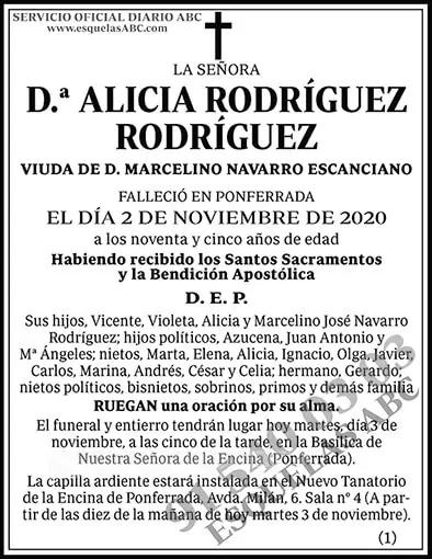 Alicia Rodríguez Rodríguez