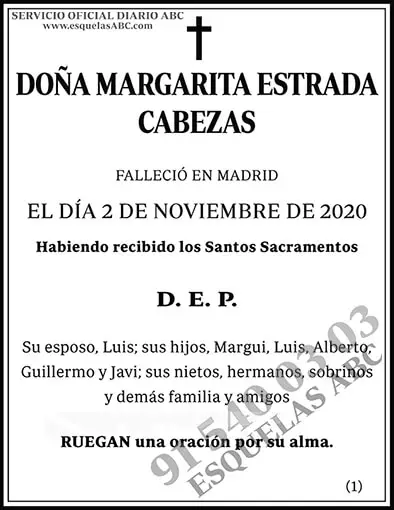 Margarita Estrada Cabezas