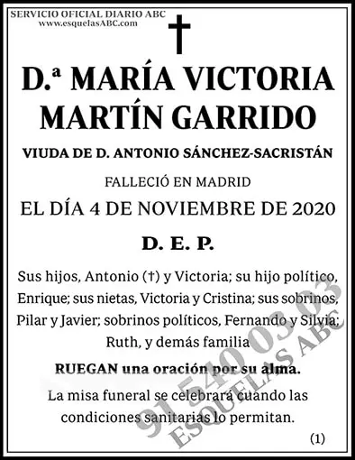 María Victoria Martín Garrido
