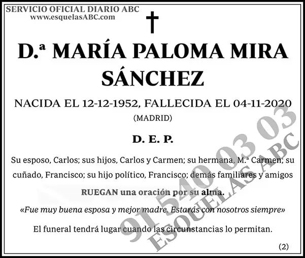 María Paloma Mira Sánchez