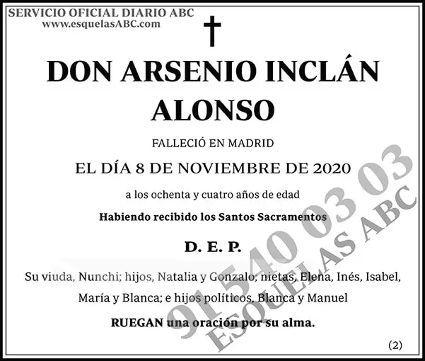 Arsenio Inclán Alonso