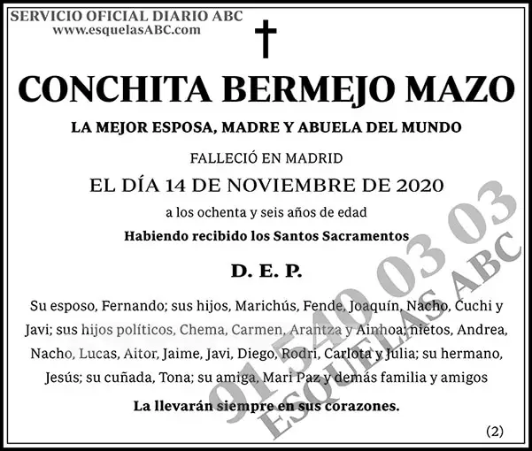 Conchita Bermejo Mazo