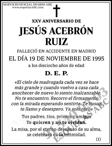 Jesús Acebrón Ruiz