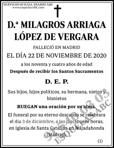 Milagros Arriaga López de Vergara