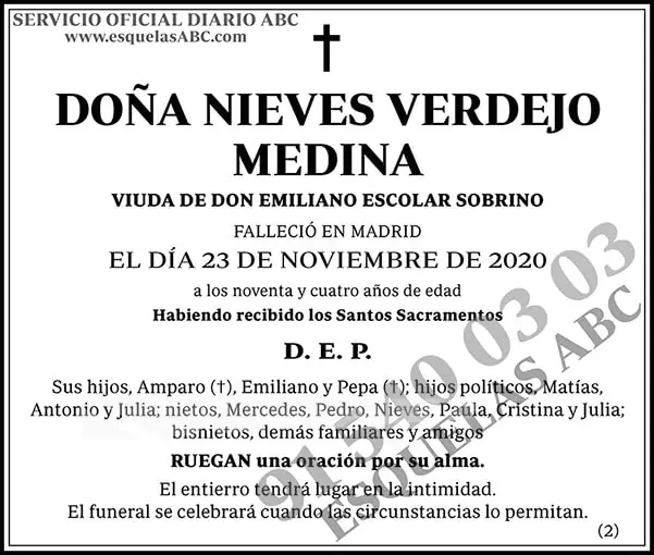 Nieves Verdejo Medina