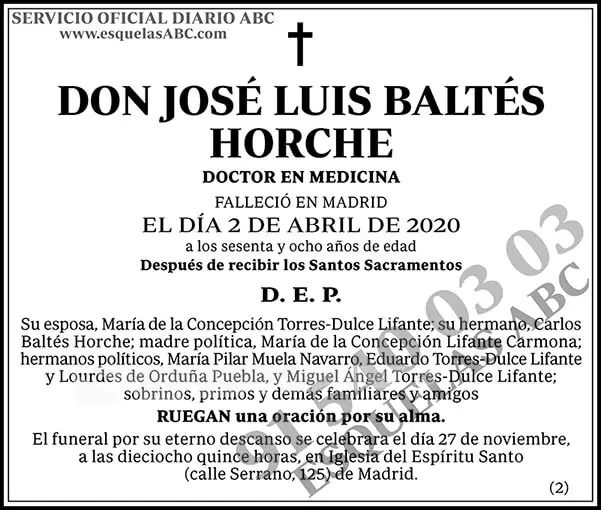 José Luis Baltés Horche