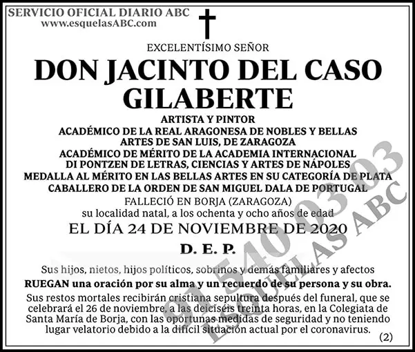 Jacinto del Caso Gilaberte