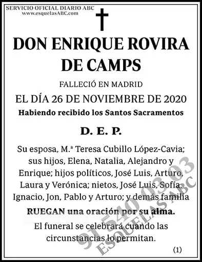 Enrique Rovira de Camps