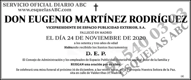 Eugenio Martínez Rodríguez