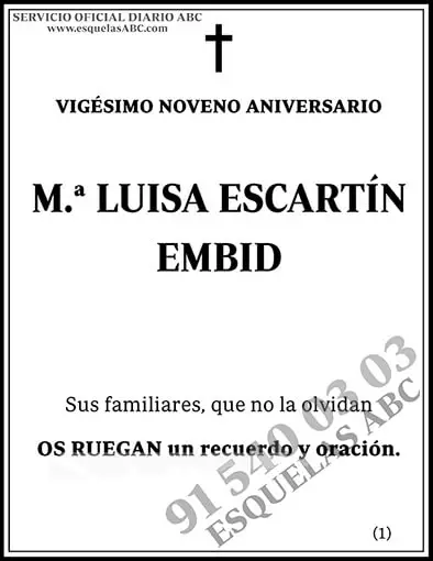 M.ª Luisa Escartín Embid