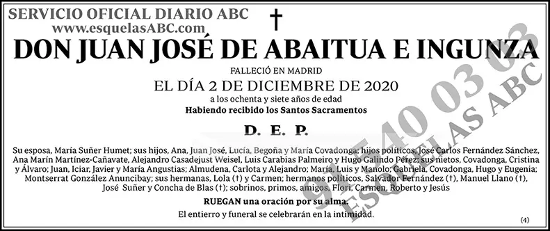 Juan José de Abaitua e Ingunza