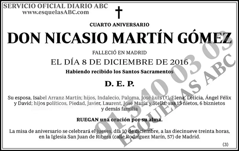 Nicasio Martín Gómez