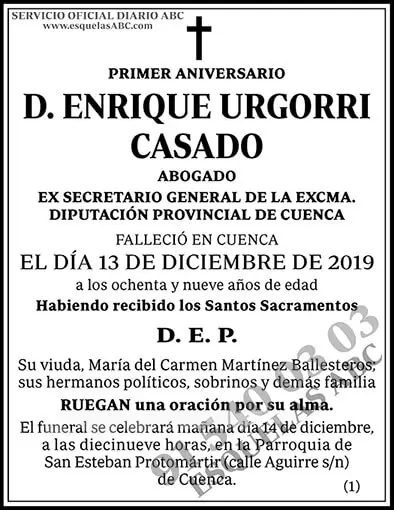 Enrique Urgorri Casado