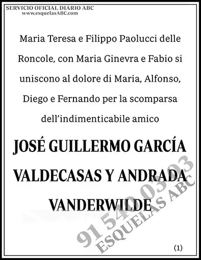 José Guillermo García Valdecasas y Andrada Vanderwilde