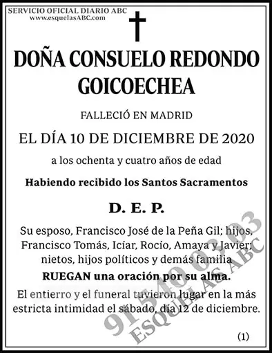 Consuelo Redondo Goicoechea