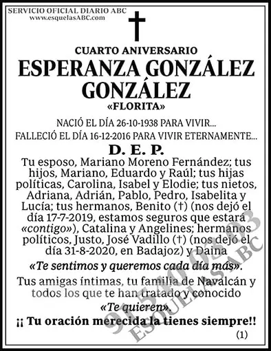 Esperanza González González
