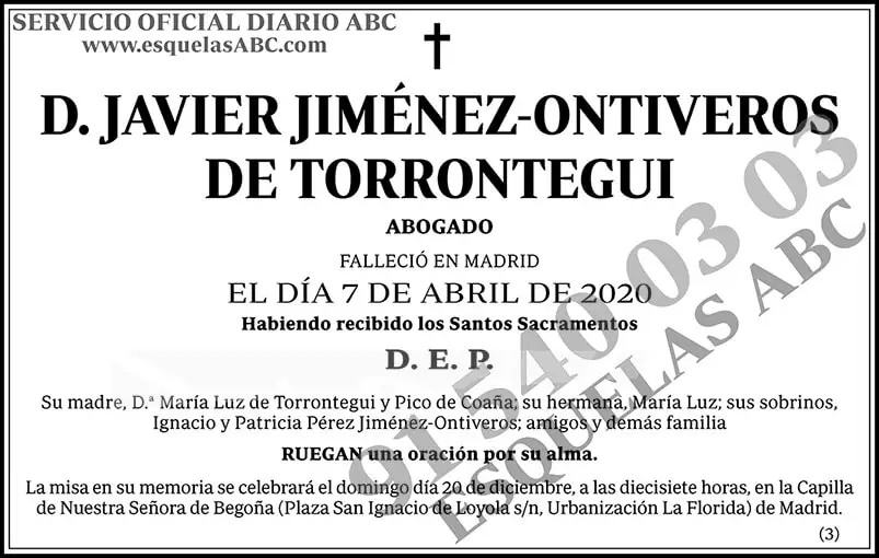 Javier Jiménez-Ontiveros de Torrontegui