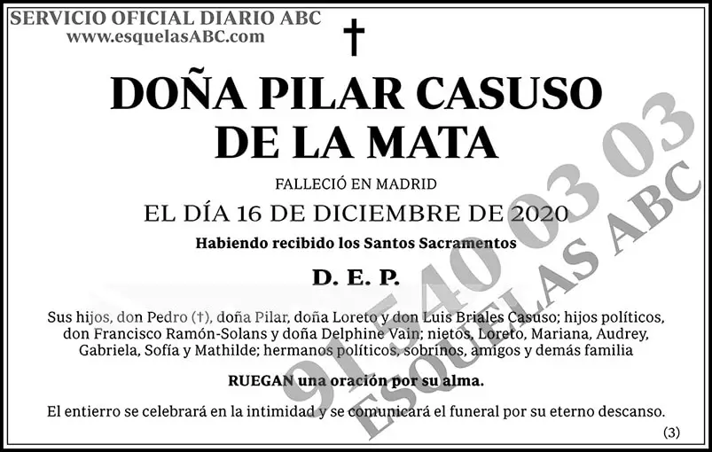 Pilar Casuso de la Mata