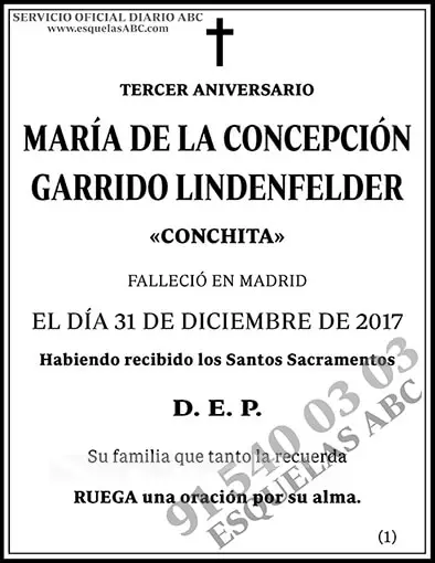 María de la Concepción Garrido Lindenfelder