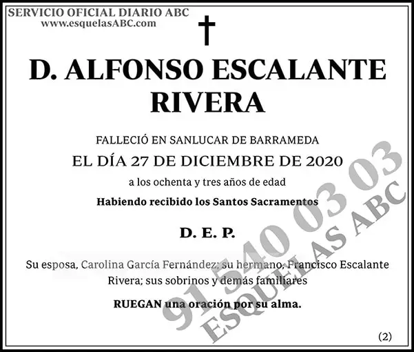Alfonso Escalante Rivera