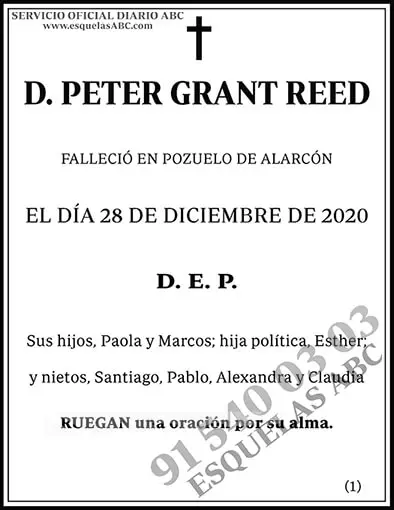 Peter Grant Reed